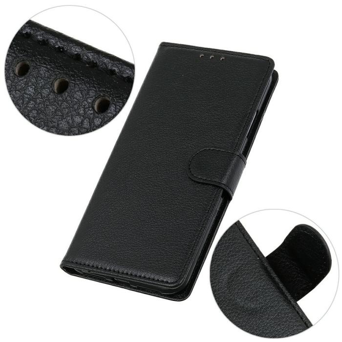 Bild 3,  Xiaomi 17T Pro Fodral Litchi Läder Svart