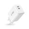 Tech-Protect Tech-Protect 45W PD 2x USB-C Väggladdare Vit