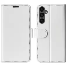  Samsung Galaxy A15 5G Fodral L&auml;der Vit