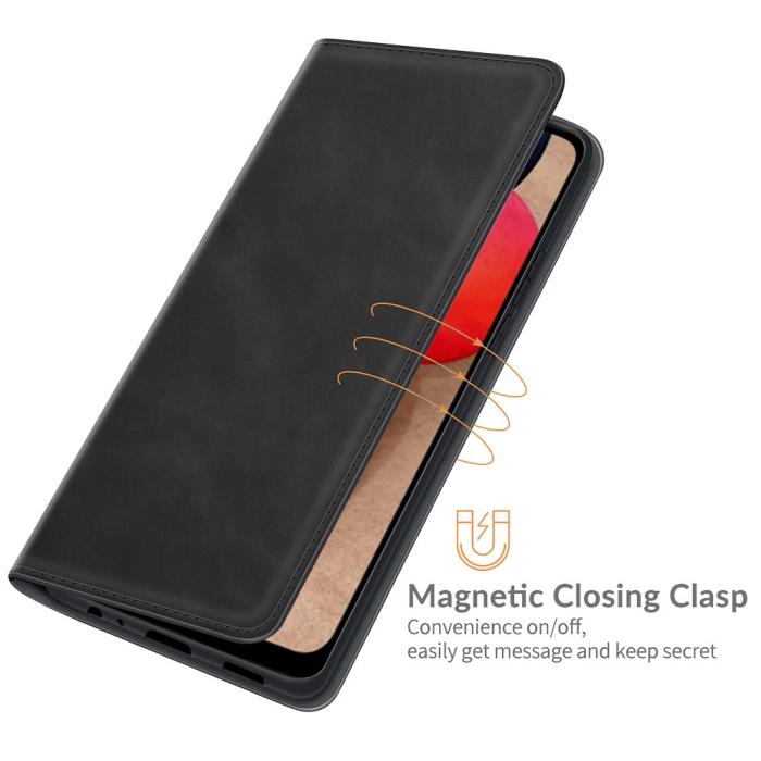 Bild 5,  Samsung Galaxy A03s Magnetisk Flip Fodral Svart