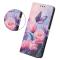  Sony Xperia 10 VII Fodral Med Tryck Rosa Blommor
