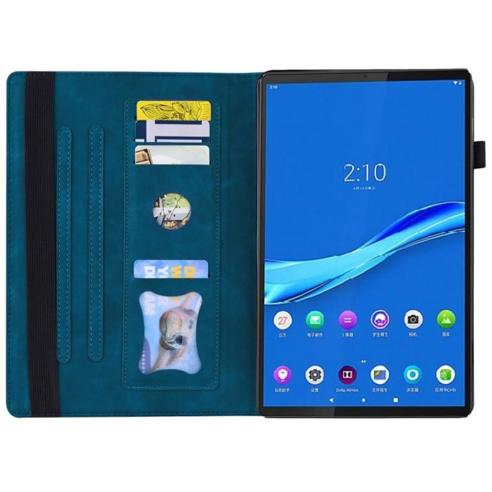 Bild 3,  Lenovo Tab M10 Plus Gen 3 Fodral Frontficka Och Pennhållare Mörk Blå
