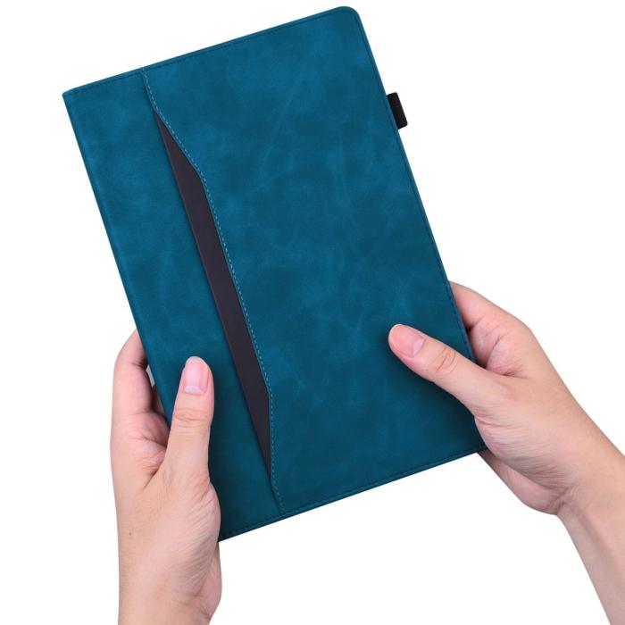 Bild 6,  Lenovo Tab M10 Plus Gen 3 Fodral Frontficka Och Pennhållare Mörk Blå
