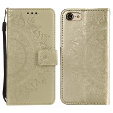  iPhone 17e / 16e Fodral Mandala L&auml;der Guld