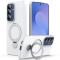  Samsung Galaxy A57 5G Skal MagSafe Kickstand Hybrid Vit