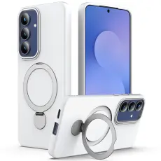  Samsung Galaxy A57 5G Skal MagSafe Kickstand Hybrid Vit