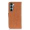 KHAZNEH KHAZNEH Motorola Moto G200 Fodral Vintage Split Läder Brun