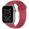 ColorPop Apple Watch 38/40/41/42 mm Silikon Armband (M/L) Crimson