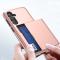  Samsung Galaxy A55 5G Skal Hybrid Med Kortfack Rosa