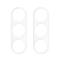  2-Pack Samsung Galaxy S25 Plus Linsskydd I Härdat Glas