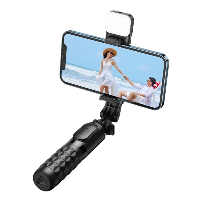 Bild 4, MCDODO MCDODO Selfie Stick Med Lampa Bluetooth Svart