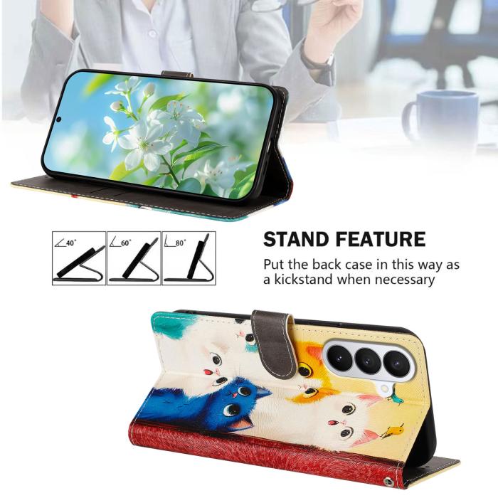 Bild 2,  Samsung Galaxy S26 Fodral Med Tryck Katter