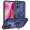  iPhone 16 Skal Shockproof Hybrid Ring Blå