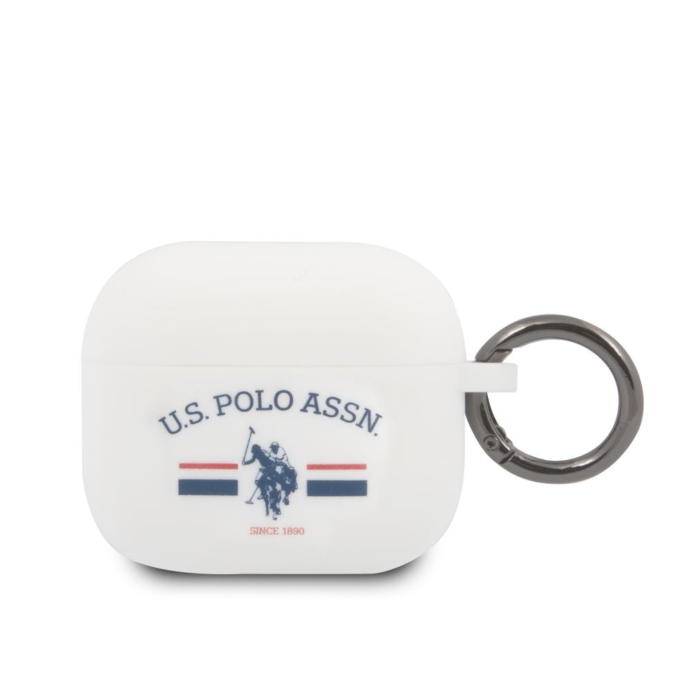 U.S Polo U.S. Polo Horses Flag AirPods 3 Fodral Vit