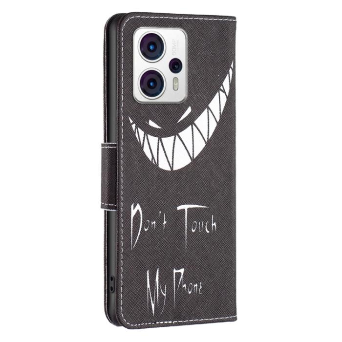 Bild 3,  Motorola Moto G13 / G23 / G53 5G Fodral Med Tryck Dont Touch