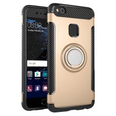  Huawei P10 Lite - Armour Ring Skal - Guld