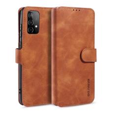DG.MING Samsung Galaxy A52 / A52s - DG.MING Retro L&auml;der Fodral - Brun