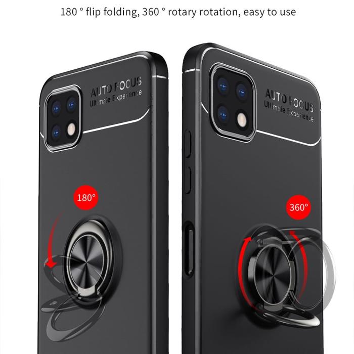 Bild 3,  Samsung Galaxy A22 5G - Ring Skal - Svart/Blå