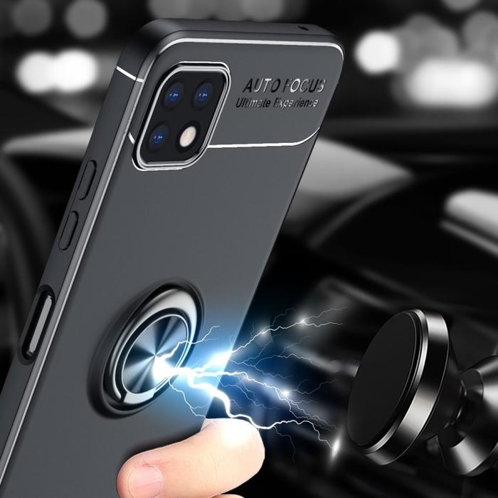 Bild 5,  Samsung Galaxy A22 5G - Ring Skal - Svart/Blå