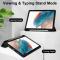  Samsung Galaxy Tab A9 Plus Fodral Hybrid Pennhållare Svart
