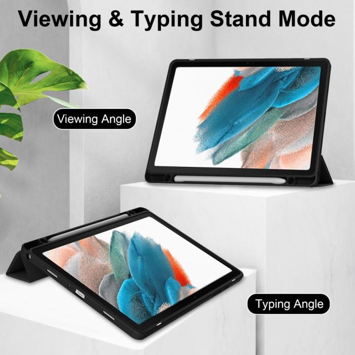Bild 3,  Samsung Galaxy Tab A9 Plus Fodral Hybrid Pennhållare Svart