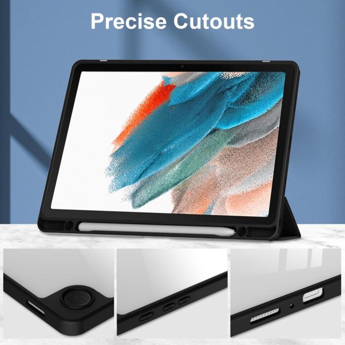 Bild 4,  Samsung Galaxy Tab A9 Plus Fodral Hybrid Pennhållare Svart