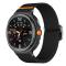  Galaxy Watch 8 46/44/40 mm Armband Justerbart Nylon Svart