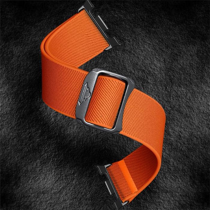 Bild 5,  Galaxy Watch 8 46/44/40 mm Armband Justerbart Nylon Orange