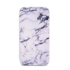  iPhone X/Xs Pl&aring;nboksfodral - Marble Purple