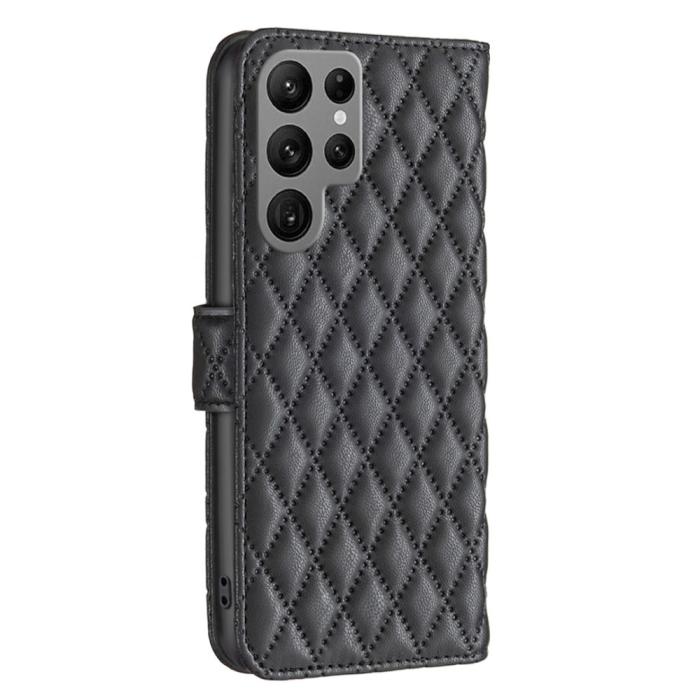 Bild 5,  Samsung Galaxy S25 Ultra Fodral Diamond Läder Svart