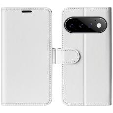  Google Pixel 11/10 Fodral Crazy Horse L&auml;der Vit