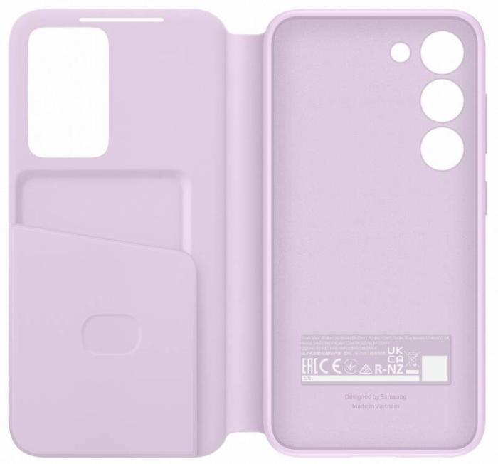Bild 2, Samsung Samsung Galaxy S23 Fodral Clear View Lilac