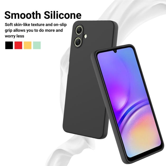 Bild 3,  Samsung Galaxy A07 Skal Liquid Silikon Svart