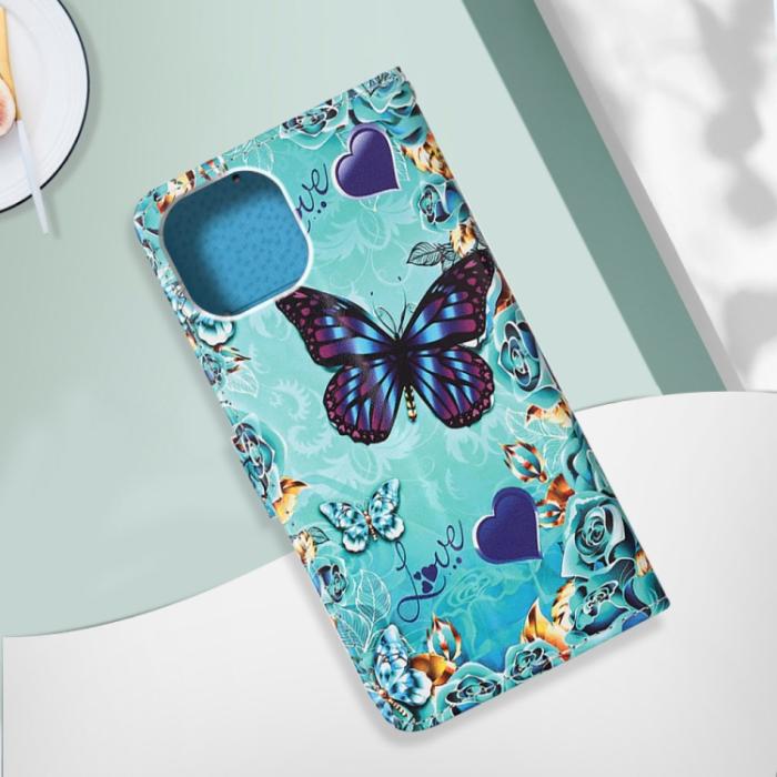Bild 6,  iPhone 14 Fodral Med Tryck Love Butterfly