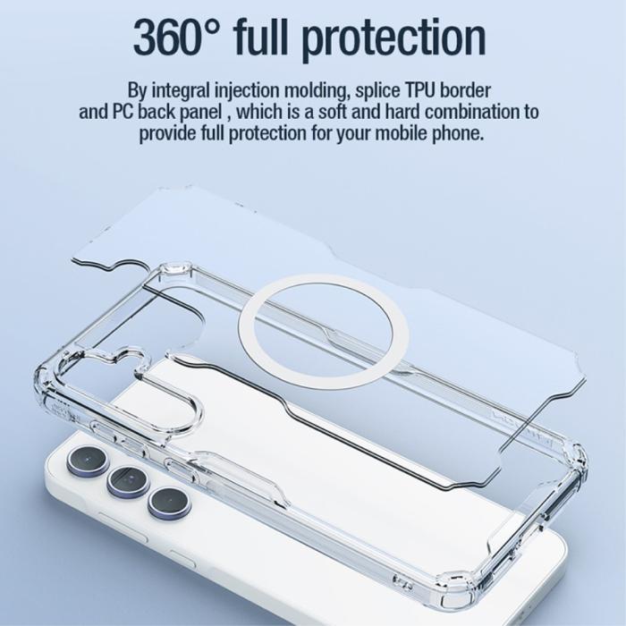Bild 6, NILLKIN NILLKIN Galaxy A55 5G Skal MagSafe Hybrid Clear