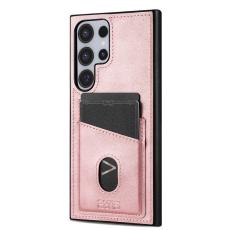 AZNS AZNS Samsung Galaxy S26 Ultra Skal Med Kortfack L&auml;der Ros&eacute;guld