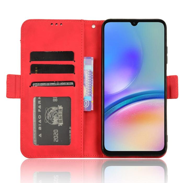 Bild 3,  Samsung Galaxy A05s 4G Fodral Med Avtagbart Kortfodral Röd