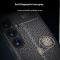  Samsung Galaxy S25 Plus Skal Litchi Textur Svart