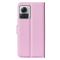  Motorola Edge 30 Ultra 5G Fodral Litchi Läder Ljus Rosa