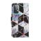  Samsung Galaxy A52 / A52s - Fodral Med Tryck - Svart/Vit Marmor