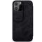 NILLKIN iPhone 13 Pro Max - NILLKIN Qin CamShield Läder Fodral - Svart