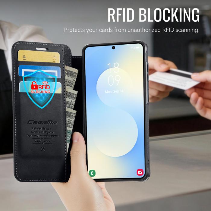 Bild 4, CASEME CASEME Samsung Galaxy S26 Skal RFID Plånbok Svart