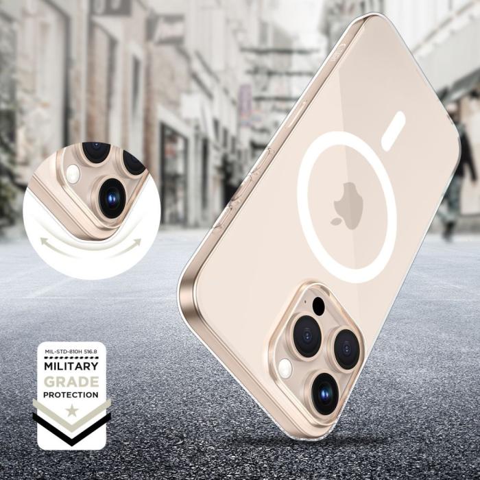 Bild 2, Tech-Protect Tech-Protect iPhone 17e / 16e Skal MagSafe FlexAir Transparent