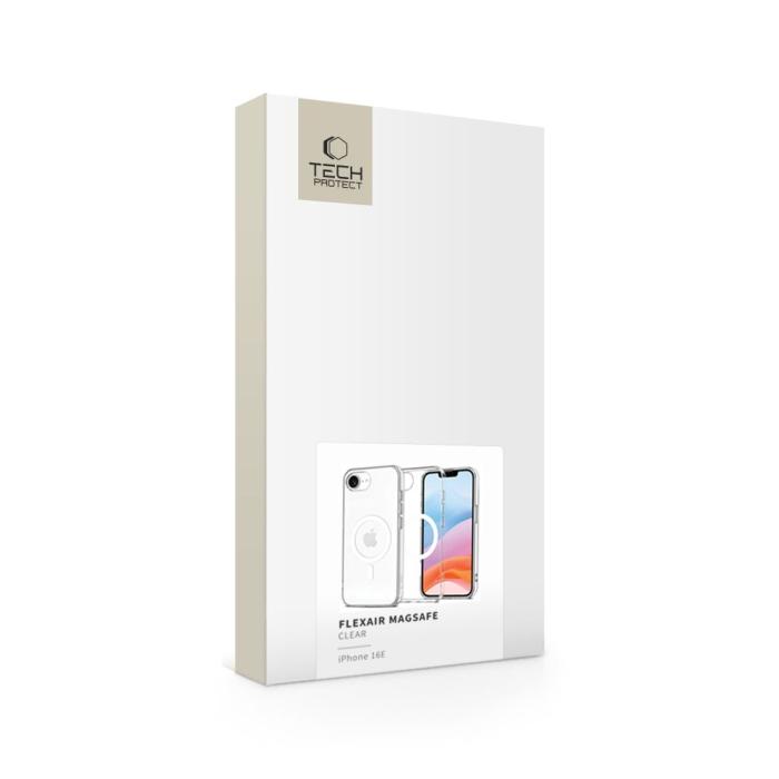 Bild 5, Tech-Protect Tech-Protect iPhone 17e / 16e Skal MagSafe FlexAir Transparent