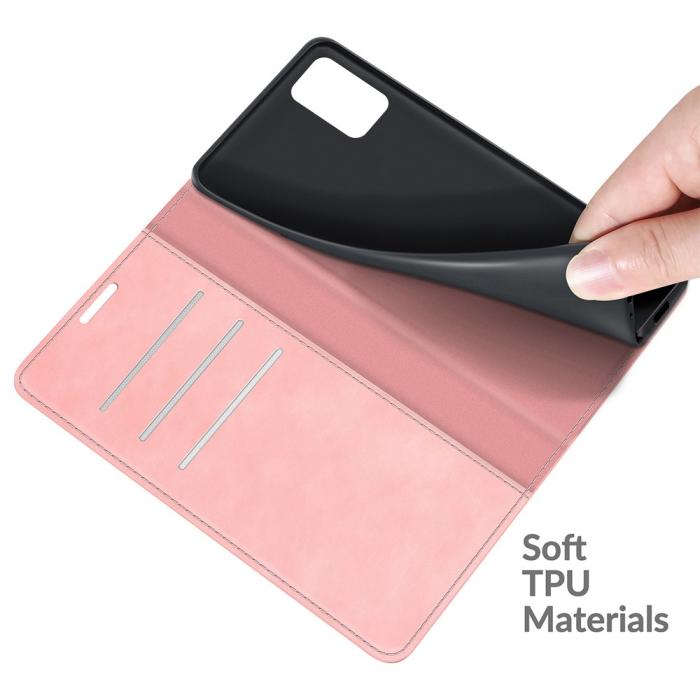 Bild 6,  Samsung Galaxy A03s Magnetisk Flip Fodral Roséguld