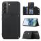  Samsung Galaxy S22 Skal Skin Touch Med Kortfack Svart