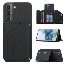  Samsung Galaxy S22 Skal Skin Touch Med Kortfack Svart