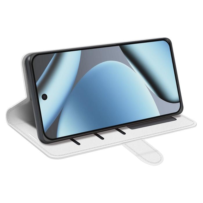 Bild 3,  Google Pixel 11/10 Fodral Crazy Horse Läder Vit