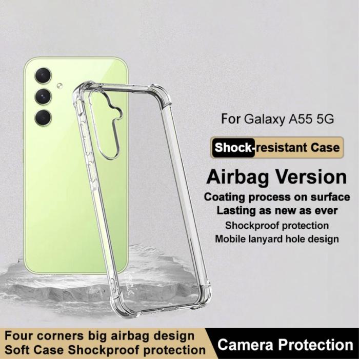 Bild 2, IMAK IMAK Galaxy A55 5G Skal Shockproof TPU Transparent