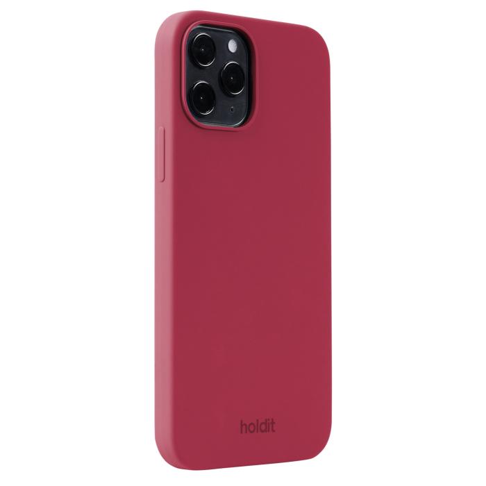 Bild 2, holdit holdit iPhone 12 / 12 Pro Mobilskal Silikon Red Ve